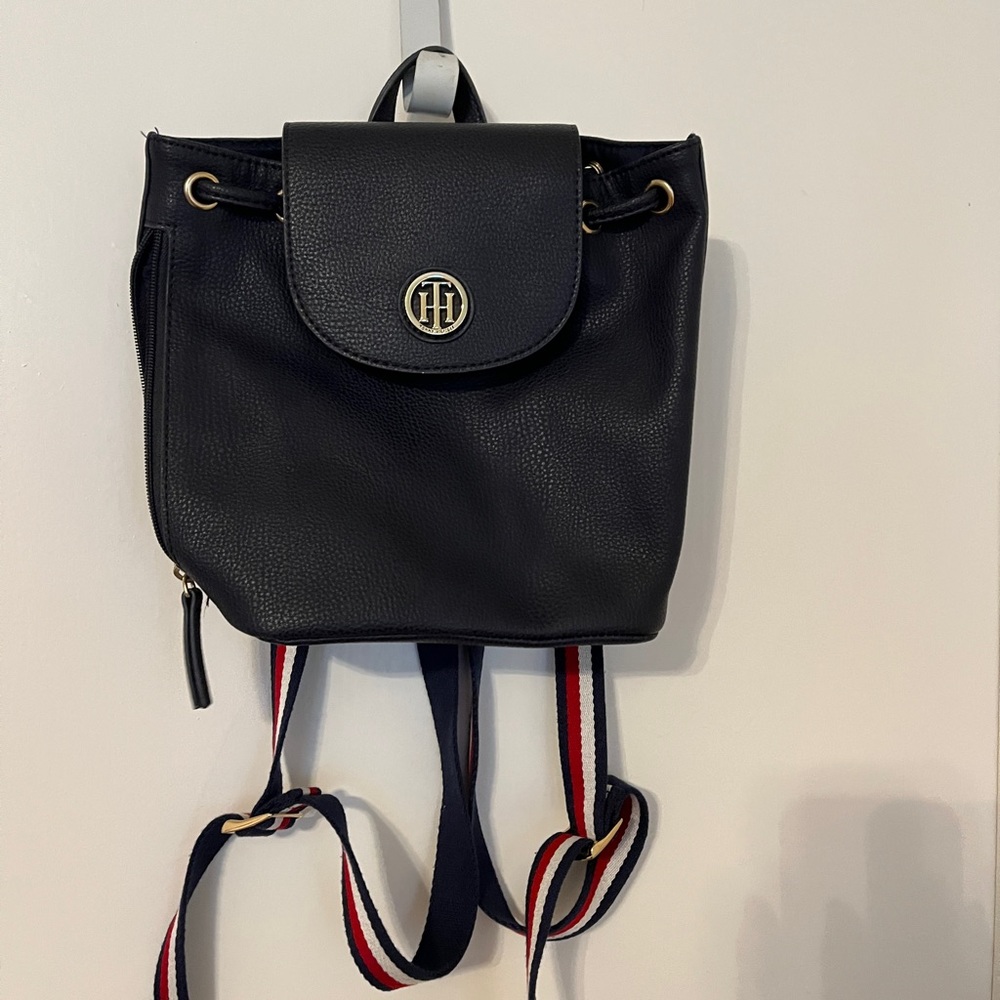Navy blue, Tommy Hilfiger, mini backpack